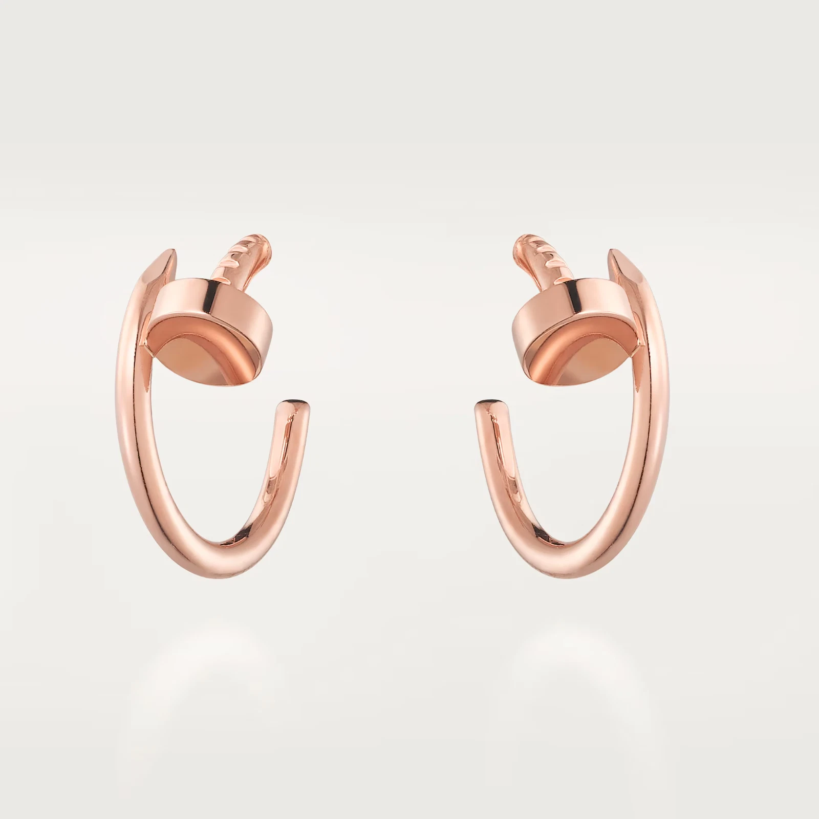 Cartier Juste un Clou Hoop Earrings 18K Rose Gold
